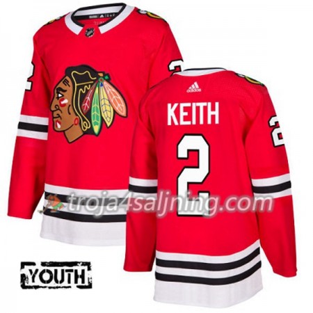 Chicago Blackhawks tröja Duncan Keith 2 Röd 2017-2018 Adidas Authentic - NHL Tröjor Barn Chicago Blackhawks tröja Duncan Keith 2 Röd 2017-2018 Adidas Authentic - NHL Tröjor Barn